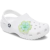 Colgantes Jibbitz™ de flor de malla verde