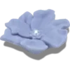 Colgantes Jibbitz™ de flor de pervinca con perla