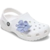 Colgantes Jibbitz™ de flor de pervinca con perla
