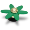 Colgantes Jibbitz™ de flor giratoria verde retro