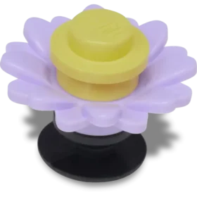 Colgantes Jibbitz™ de flor morada 4Lw