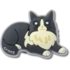 Colgantes Jibbitz™ de gato negro con botas