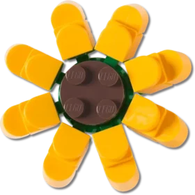 Colgantes Jibbitz™ de girasol de Lego®
