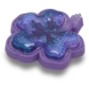 Colgantes Jibbitz™ de hibisco morado Squish