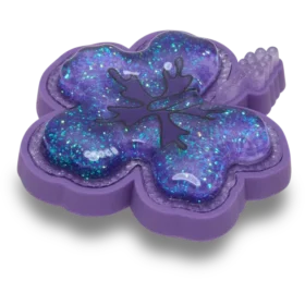 Colgantes Jibbitz™ de hibisco morado Squish