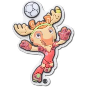 Colgantes Jibbitz™ de la mascota de la Copa Mundial de la FIFA Canadá