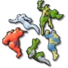 Colgantes Jibbitz™ de los villanos de Los Vengadores, paquete de 5