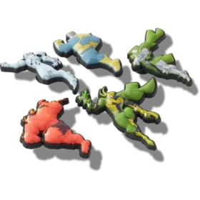 Colgantes Jibbitz™ de los villanos de Los Vengadores, paquete de 5