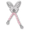 Colgantes Jibbitz™ de mariposa con cuentas plateadas Colgantes Jibbitz™ de mariposa con cuentas plateadas