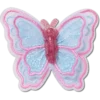 Colgantes Jibbitz™ de mariposa con lentejuelas de malla