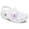 Colgantes Jibbitz™ de mariposa con lentejuelas de malla