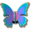 Colgantes Jibbitz™ de mariposa iridiscente