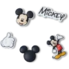 Colgantes Jibbitz de Mickey de Disney, paquete de 5