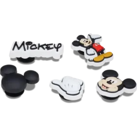 Colgantes Jibbitz de Mickey de Disney, paquete de 5