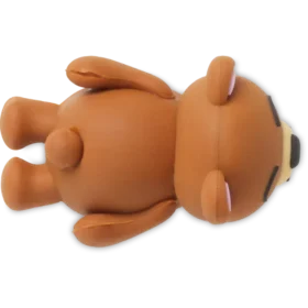 Colgantes Jibbitz™ de oso en 3D boca abajo
