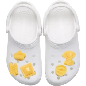 Colgantes Jibbitz de pasta realista, paquete de 5