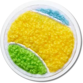 Colgantes Jibbitz™ de pelota de tenis peluda