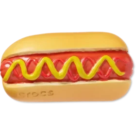 Colgantes Jibbitz™ de perrito caliente con mostaza