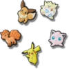 Colgantes Jibbitz™ de personajes de Pokémon, paquete de 5