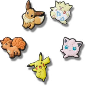 Colgantes Jibbitz™ de personajes de Pokémon, paquete de 5