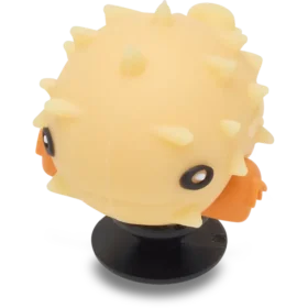 Colgantes Jibbitz™ de pez globo que cambia de color con luz UV 3D