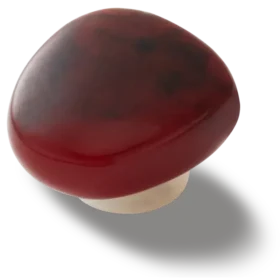 Colgantes Jibbitz™ de piedra de obsidiana caoba