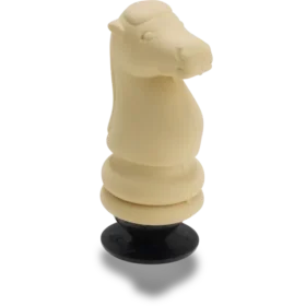 Colgantes Jibbitz™ de pieza de ajedrez de caballero en 3D