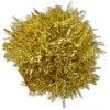Colgantes Jibbitz™ de pompón dorado con oropel