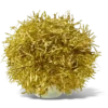 Colgantes Jibbitz™ de pompón dorado con oropel