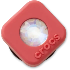 Colgantes Jibbitz™ de PVC rojo con gemas SMT