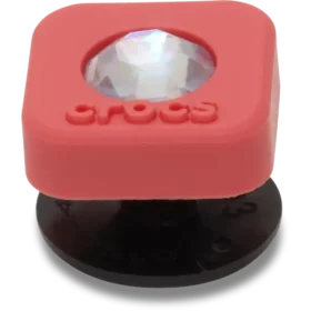 Colgantes Jibbitz™ de PVC rojo con gemas SMT