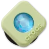 Colgantes Jibbitz™ de PVC verde con gemas SMT
