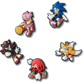 Colgantes Jibbitz™ de Sonic the Hedgehog, paquete de 5