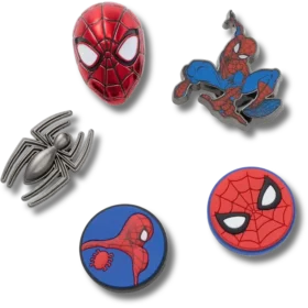 Colgantes Jibbitz™ de Spiderman II, paquete de 5