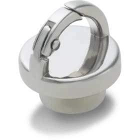 Colgantes Jibbitz™ de tachuela intercambiable plateada