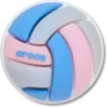 Colgantes Jibbitz™ de voleibol en 3D y tonos pastel