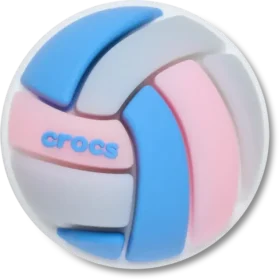 Colgantes Jibbitz™ de voleibol en 3D y tonos pastel