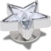 Colgantes Jibbitz™ Estrella Brillante con Gema Plateada