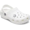 Colgantes Jibbitz™ Estrella Brillante con Gema Plateada
