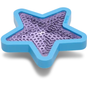 Colgantes Jibbitz™ Estrella con lentejuelas moradas
