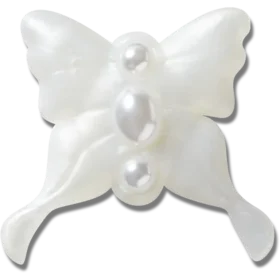 Colgantes Jibbitz™ Meta Jelly White Butterfly
