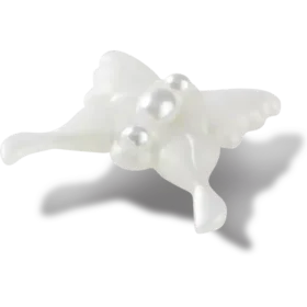 Colgantes Jibbitz™ Meta Jelly White Butterfly