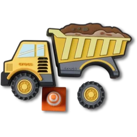 Colgantes Jibbitz™ Myo Construction Truck, paquete de 5