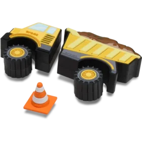 Colgantes Jibbitz™ Myo Construction Truck, paquete de 5