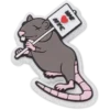 Colgantes Jibbitz™ «Nyc Rats Run the City»