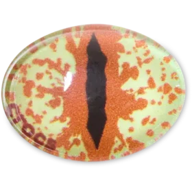 Colgantes Jibbitz™ «Ojo de animal» color avellana