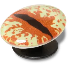 Colgantes Jibbitz™ «Ojo de animal» color avellana
