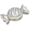 Colgantes Jibbitz «Silver Smt Gem Candy Piece»