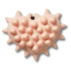 Colgantes Jibbitz™ Spike en forma de corazón rosa claro