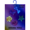 Colgantes Jibbitz Squish de 5 piezas que cambian con la luz UV Colgantes Jibbitz Squish de 5 piezas que cambian con la luz UV